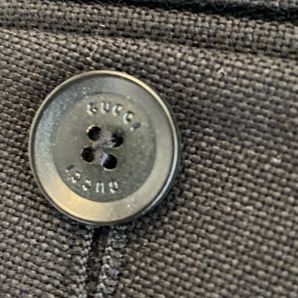 Gucci Uniform Trousers Black Wool Mohair SZ 44 NEW - Picture 8 of 15